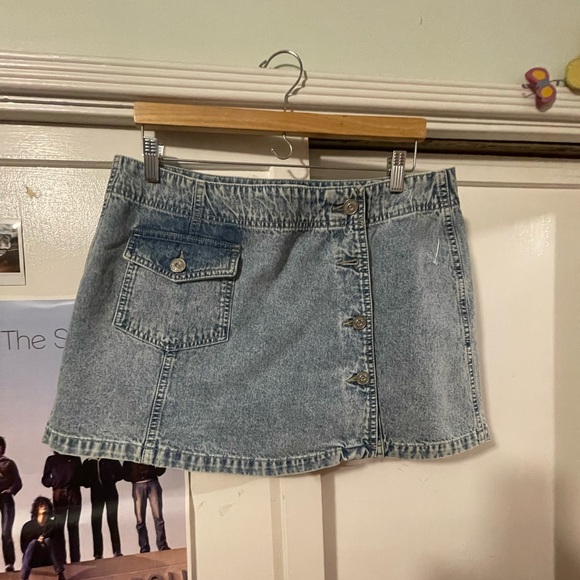 Mini Denim Skirt - Picture 1 of 2